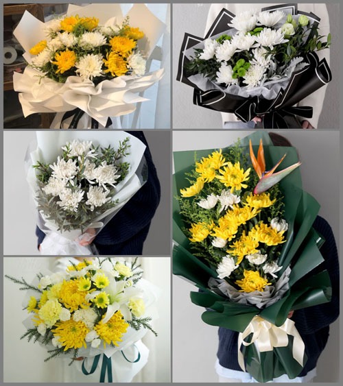 湖北咸宁市赤壁市蒲圻街道铁山社区白事花束代送